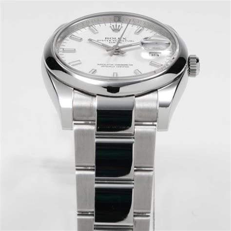 rolex lady datejust 115200 white index 24mm